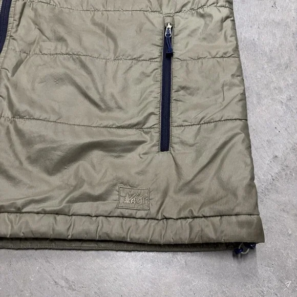 REI Pertex Quantum Primaloft Vest Men's Polyester Blue/Khaki Size‎  XL Outerwear - Picture 8 of 11